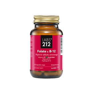 Labs212 Folate & B-12, 120 kapsułek - zdjęcie produktu