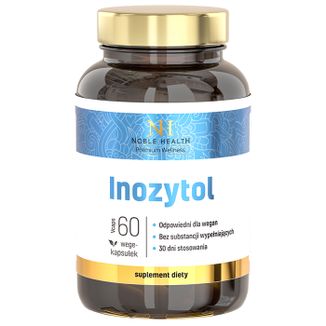 Noble Health Inozytol, 60 kapsułek Noble Health Inozytol, 60 kapsułek - zdjęcie produktu
