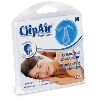 ClipAir, wkładka do nosa ułatwiająca oddychanie, rozmiar M, 1 sztuka - zdjęcie produktu
