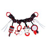 Dumel Balibazoo, zawieszka do wózka, kontrastowa krowa - miniaturka zdjęcia produktu