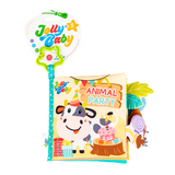 Dumel Jolly Baby, książeczka sensoryczna, Zwierzaki na Urodzinach - miniaturka zdjęcia produktu