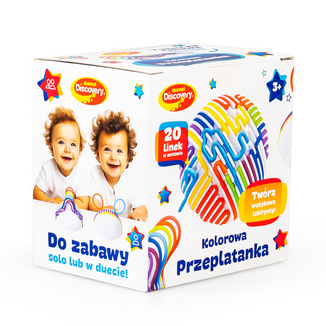 Dumel Discovery, zabawka, Kolorowa Przeplatanka, od 3 lat - zdjęcie produktu