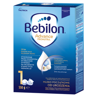 Bebilon Advance Pronutra 1, mleko początkowe, od urodzenia, 550 g - zdjęcie produktu