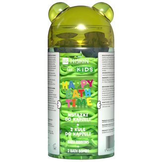 Zestaw HiSkin Kids Miś, wstążki do kąpieli, 35 g + kule do kąpieli, 15 g x 2 sztuki Zestaw HiSkin Kids Miś, wstążki do kąpieli, 35 g + kule do kąpieli, 15 g x 2 sztuki - zdjęcie produktu