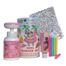 HiSkin Kids Zestaw Na Wakacje w Tubie, różowy, pianka do mycia rąk, 300 ml + płyn do kąpieli, 75 ml + kredki i kolorowanki w prezencie - miniaturka  zdjęcia produktu
