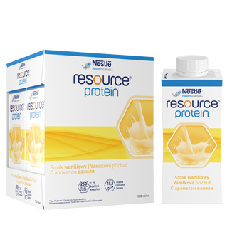 Resource Protein, preparat odżywczy, smak waniliowy, 4 x 200 ml USZKODZONE OPAKOWANIE - zdjęcie produktu