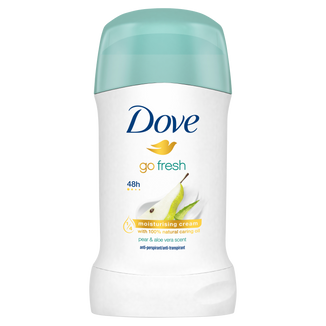Dove Go Fresh, antyperspirant w sztyfcie, Pear & Aloe Vera, 40 ml - zdjęcie produktu