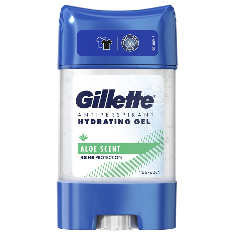 Gillette Gillette Aloe, Antitranspirant als Gel für Herren, 70 ml — Inhaltsstoffe und Bewertung