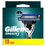 Gillette Mach 3, wkłady wymienne do maszynki, 12 sztuk Gillette Mach 3, wkłady wymienne do maszynki, 12 sztuk - miniaturka zdjęcia produktu