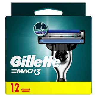 Gillette Mach 3, wkłady wymienne do maszynki, 12 sztuk - zdjęcie produktu