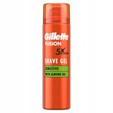 Gillette Fusion 5 X Action, żel do golenia z olejkiem migdałowym, 200 ml - miniaturka zdjęcia produktu