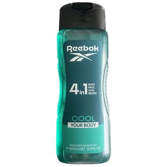Reebok Cool Your Body, żel pod prysznic dla mężczyzn 4w1, 400 ml - zdjęcie produktu