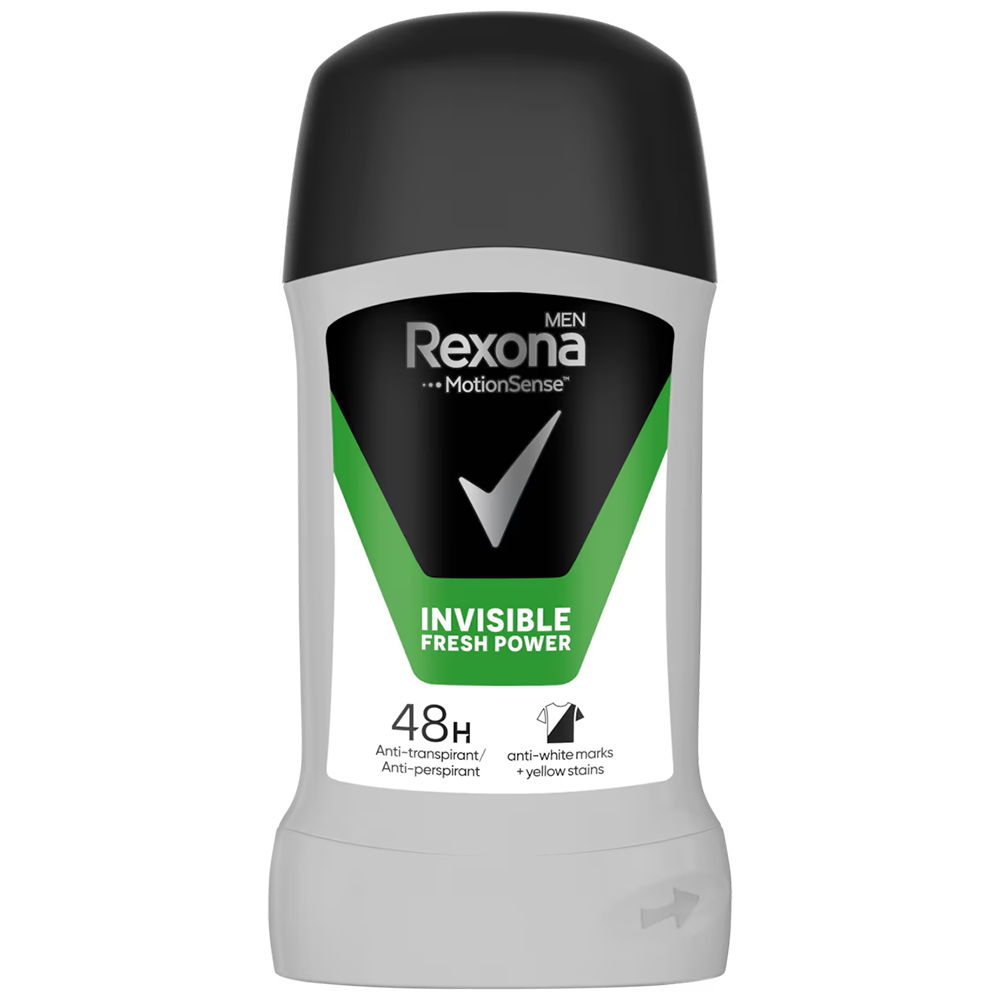 Rexona Rexona Men Invisible Fresh Power, Antitranspirant als Stift für Herren, 50 ml — Inhaltsstoffe und Bewertung