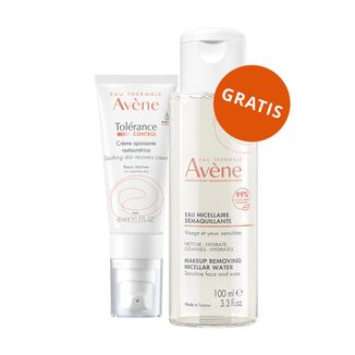 Avene Tolerance Control, krem łagodząco-regenerujący do twarzy, skóra normalna i mieszana, 40 ml + płyn micelarny, 100 ml gratis - zdjęcie produktu