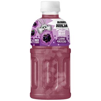 Bunny Ninja Jelly Blox, napój z sokiem z czarnej porzeczki NFC i galaretką kokosową, od 3 lat, 320 ml - zdjęcie produktu