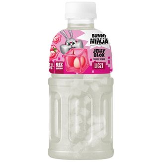 Bunny Ninja Jelly Blox, napój z sokiem z liczi NFC i galaretką kokosową, od 3 lat, 320 ml - zdjęcie produktu