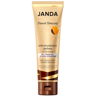 Janda Parasol Słoneczny, turbo przyspieszacz do opalania z B-karotenem, 150 ml - zdjęcie produktu