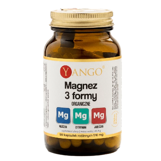 Yango Magnez 3 Formy Organiczne, 90 kapsułek - zdjęcie produktu