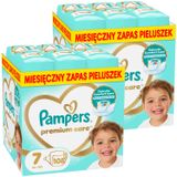 Zestaw Pampers Premium Care 7 (15+ kg), pieluchy, 2 x 108 sztuk - miniaturka zdjęcia produktu