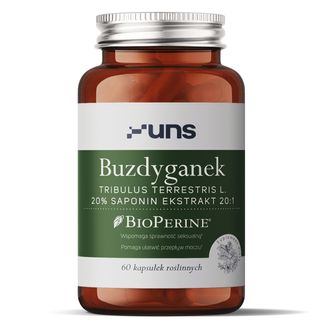 UNS Buzdyganek + Bioperine, 60 kapsułek - zdjęcie produktu