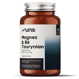 UNS Magnez & B6 Taurynian, 90 kapsułek - zdjęcie produktu