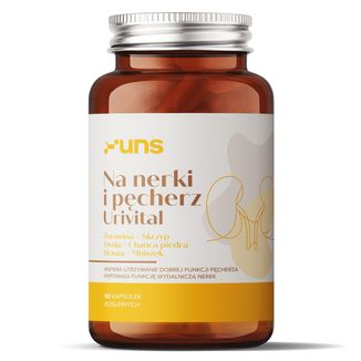 UNS Na Nerki I Pęcherz Urivital, 60 kapsułek - zdjęcie produktu