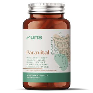 UNS Na Pasożyty Paravital, 60 kapsułek - zdjęcie produktu