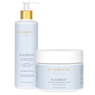 Zestaw Sensum Mare Algobody, nawilżająco-ujędrniający balsam do ciała, 300 ml + ujędrniający cukrowy peeling do ciała, 300 g - zdjęcie produktu