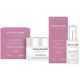 Zestaw Sensum Mare Algorich, serum rewitalizujące i przeciwzmarszczkowe, cera sucha i bardzo sucha, 30 ml + krem rewitalizujący i przeciwzmarszczkowy, 50 ml - zdjęcie produktu