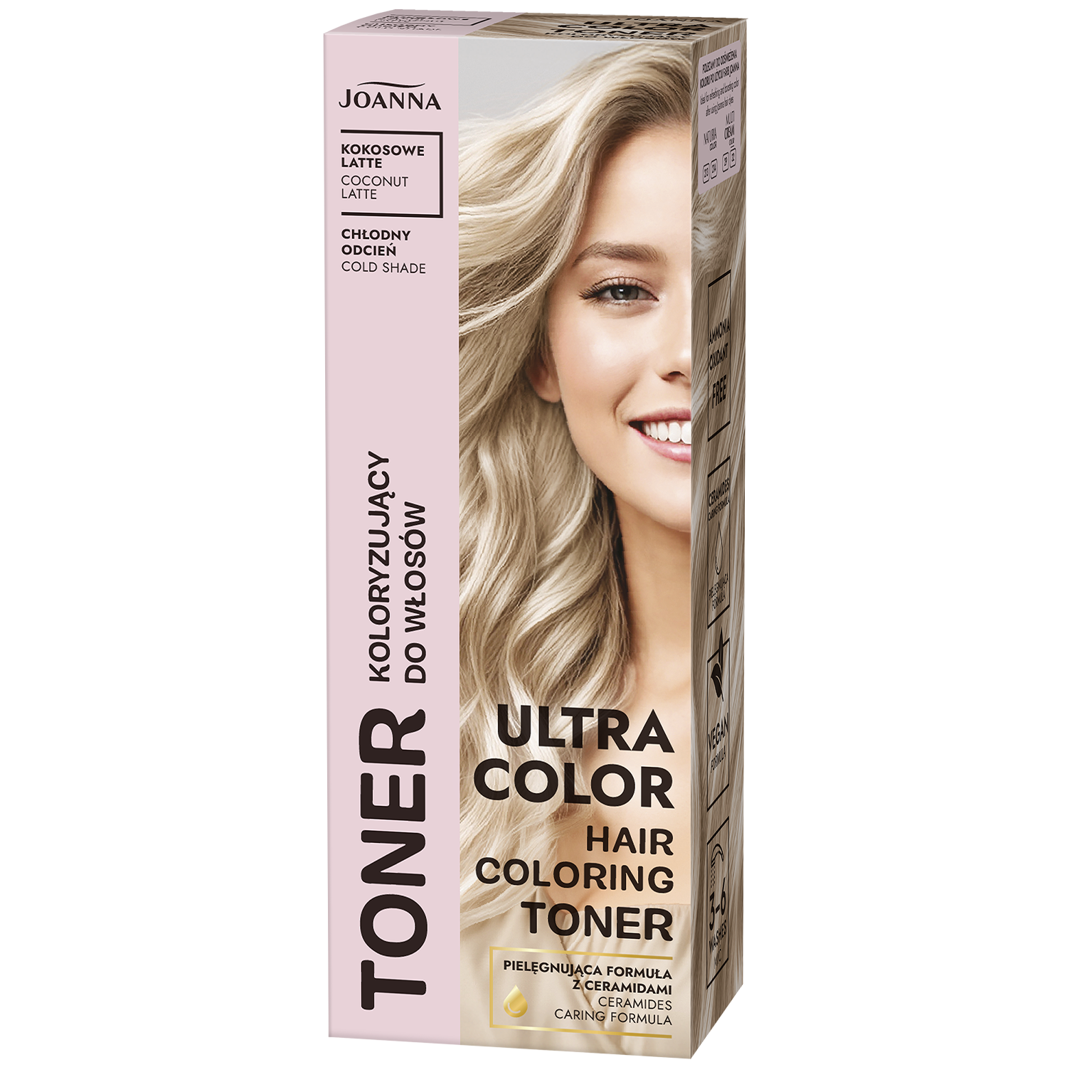 Nieznana Joanna Ultra Color, toner do włosów, Coconut latte, 100 g — Inhaltsstoffe und Bewertung