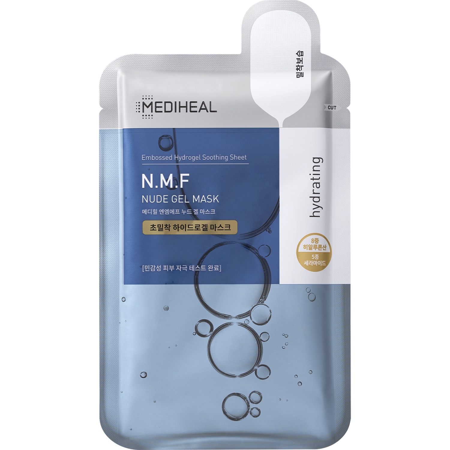 Nieznana Mediheal Nude Gel Mask N.M.F, hydrożelowa maska do twarzy w płachcie, nawilżająca 30 g
