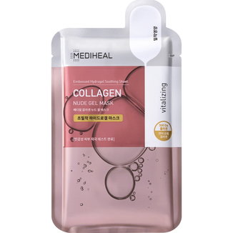 Mediheal Nude Gel Mask Collagen, hydrożelowa maska do twarzy w płachcie, rewitalizująca, 30 g - zdjęcie produktu