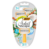 BIC Soleil Escape, maszynka do golenia, pięcioostrzowa, Sandalwood & Coconut, 2 sztuki BIC Soleil Escape, maszynka do golenia, pięcioostrzowa, Sandalwood & Coconut, 2 sztuki - miniaturka zdjęcia produktu