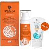 BasicLab Protecticus, lekki krem ochronny, prewencja i antyoksydacja, SPF 50+, 50 ml + łagodzący balsam do ciała po opalaniu, 30 ml gratis - miniaturka zdjęcia produktu
