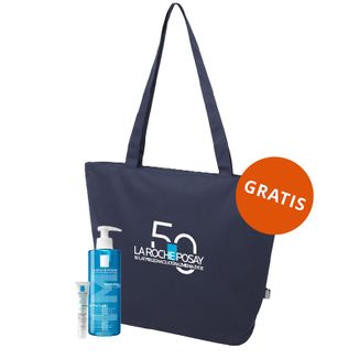 Zestaw La Roche-Posay Effaclar, żel oczyszczający do skóry tłustej i wrażliwej, 400 ml + nawilżający krem do cery trądzikowej, 40 ml + torba gratis - zdjęcie produktu