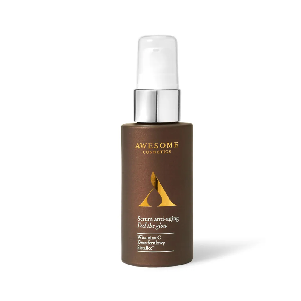 Nieznana Awesome Cosmetics Feel The Glow, serum anti-aging, 30 ml