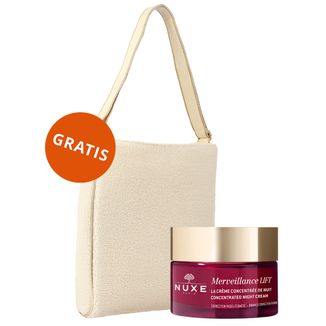Nuxe Merveillance Lift, krem liftingujący na noc, 50 ml + kremowa torba gratis - zdjęcie produktu