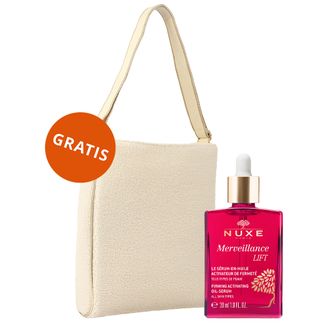 Nuxe Merveillance Lift, olejowe serum liftingujące, do każdego typu cery, 30 ml + kremowa torba gratis - zdjęcie produktu