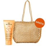 Nuxe Sun, zachwycający krem do opalania twarzy SPF 30, 50 ml + torba Summer gratis - miniaturka zdjęcia produktu
