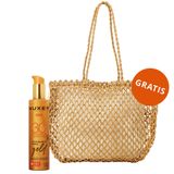 Nuxe Sun, rozświetlający olejek do opalania do twarzy i ciała, w sprayu, SPF 30, 150 ml + torba Summer gratis - miniaturka zdjęcia produktu