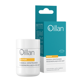 Oillan Repair, maska-opatrunek regenerująca do ust, 15 g USZKODZONE OPAKOWANIE Oillan Repair, maska-opatrunek regenerująca do ust, 15 g USZKODZONE OPAKOWANIE - zdjęcie produktu