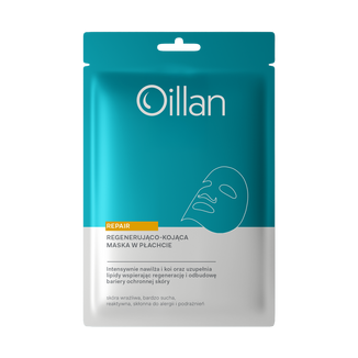 Oillan Repair, regenerująco- kojąca maska w płachcie, 20 ml - zdjęcie produktu