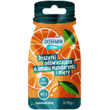Dosfarm Drażetki odświeżające z witaminą D, smak mandarynka i mięta, 19 g - miniaturka zdjęcia produktu