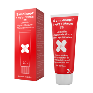 Symplisept 1 mg + 20 mg/g, żel, 30 g Symplisept 1 mg + 20 mg/g, żel, 30 g - zdjęcie produktu