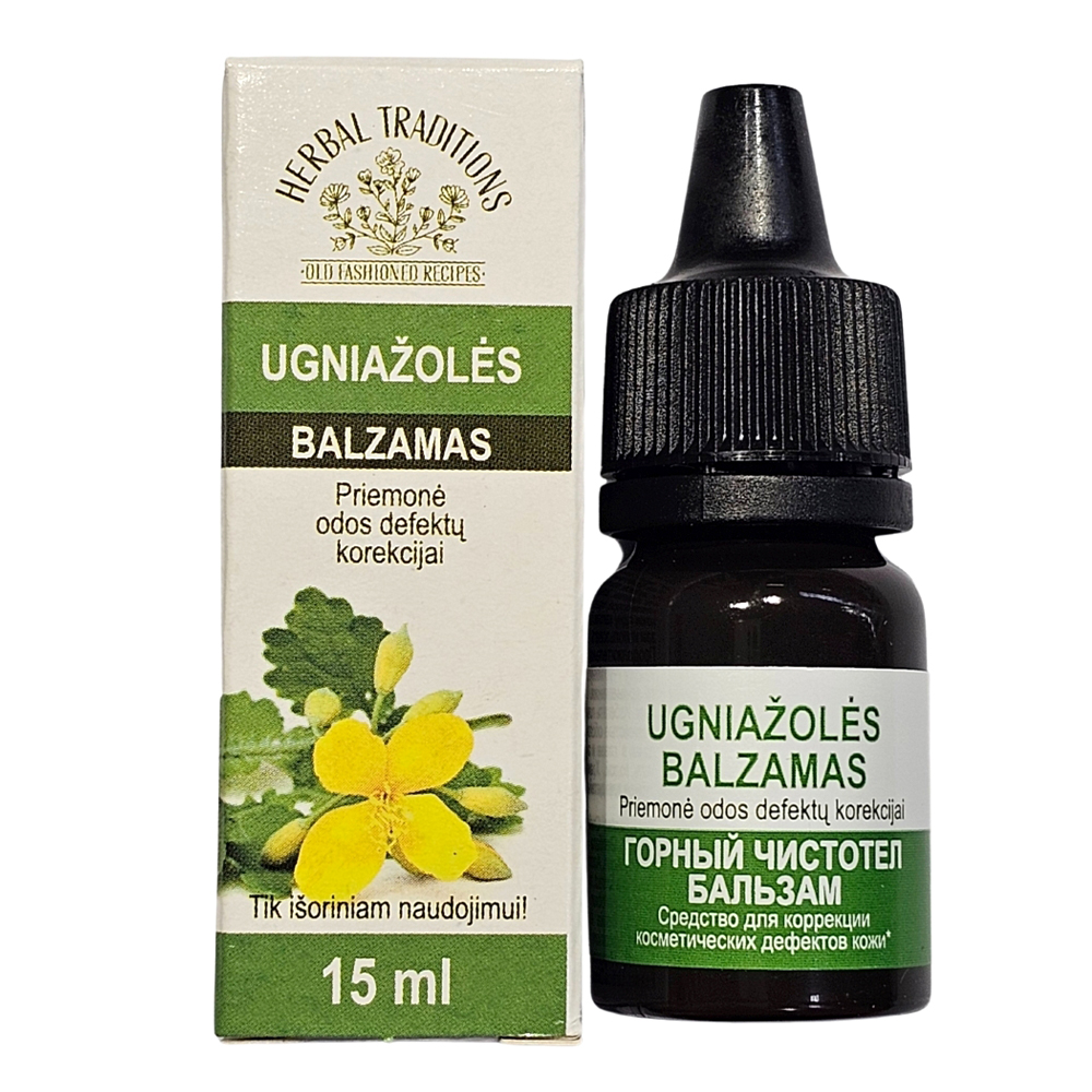 Nieznana Herbal Traditions Glistnik, Lotion zur Pflege Haut, 15 ml — Inhaltsstoffe und Bewertung