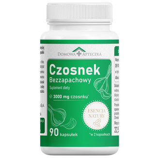 Domowa Apteczka Czosnek Bezzapachowy, 90 kapsułek - zdjęcie produktu