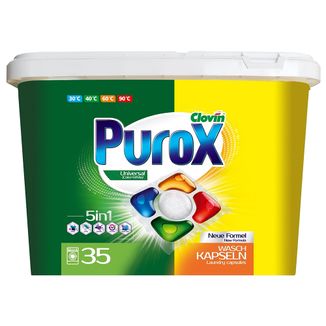 Purox Universal, kapsułki proszkowo-żelowe do prania, 35 sztuk - zdjęcie produktu