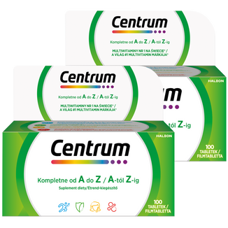 Zestaw Centrum Kompletne od A do Z, 2 x 100 tabletek Zestaw Centrum Kompletne od A do Z, 2 x 100 tabletek - zdjęcie produktu