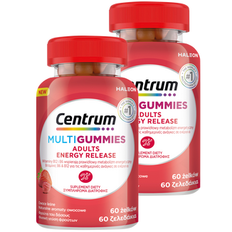 Zestaw Centrum MultiGummies Adult Energy Release, żelki, 2 x 60 sztuk - zdjęcie produktu