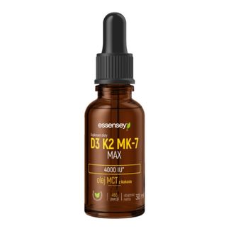 Essensey D3 K2 MK-7 Max, krople, 30 ml Essensey D3 K2 MK-7 Max, krople, 30 ml - zdjęcie produktu